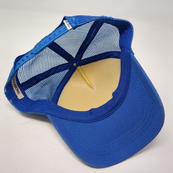 Billabong Australia Snapback Trucker Hat Blue OSFA Adjustable Mesh Back 6 Panel - Picture 6 of 9
